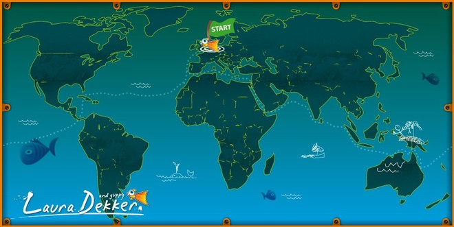 Laura’s planned voyage © SW